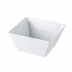 Thumbnail image #1 for CAC China King MLKS-B7 Melamine Bowl, 50 oz, Square, White, 7 x 7 x 3-1/4 in Case of 2 Dozen