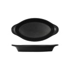 Thumbnail image #1 for Tuxton China Forge DBN-120 Welsh Rarebit Dish, 12 oz, Vitrified China, Black 1 Dozen