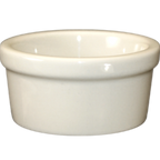 Thumbnail image #1 for International Tableware RAM-35-AW Ramekin, 3-1/2 oz., Stoneware-Ceramic, 3-1/8" Dia. x 1-1/2"H, American White Case of 3 Dozen