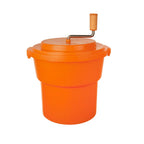 Thumbnail image #1 for Hakka Brothers Corp Clivia JW-SP19 Commercial Manual Salad Spinner & Dryer, 5-Gallon, Plastic & Stainless Steel