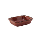 Thumbnail image #1 for Tuxton China Artisan GAR-552 Rectangular Ceramic Side Dish, 8 oz, 5-3/8" x 4-1/8" x 1-1/2" Case of 2 Dozen