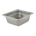 Thumbnail image #1 for Concasse MCI241406 1/4 Size Solid Stainless Steel Steam Table Pan, 6-3/8" x 10-3/8" x 2-1/2" Case of 16