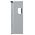 Thumbnail image #1 for USR Brands Prepline PTD3084 Single-Panel Aluminum Traffic Door, 30"W x 84"H, 9" x 14" Window, Reversible