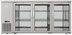 Thumbnail image #9 for KoolMore 72-Inch Three-Section Back Bar Cooler with 3 Glass Swing Doors and LED Lighting, 18.3 Cu. Ft., Stainless Steel