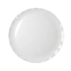 Thumbnail image #1 for Thunder Group Pearl RF1020W Melamine Plate, 20-Inch Round, White, Scalloped Edge Case of 8