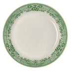 Thumbnail image #1 for Steelite International HL Ivory HL31063925 Round China Coupe Plate, 10-3/8", Willow Rim Green 1 Dozen