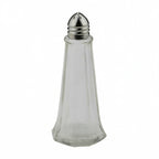 Thumbnail image #1 for Libertyware S&P31BC 1 oz Glass Single Salt/Pepper Shaker with Chrome-Plated Bullet Cap Case of 6 Dozen