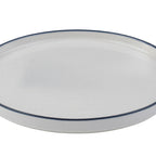 Thumbnail image #1 for Mikasa Hospitality (Lifetime Brands, Inc.) ID Fine 5321451 Fine China Flat Plate, 8-1/4", Modest Navy Case of 6