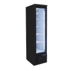 Thumbnail image #1 for Ojeda USA RMH 8 Glass Door Refrigerated Merchandiser, 9.54 cu. ft., 1 Section, Black, 75.1 in. H x 18.5 in. W