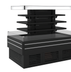 Thumbnail image #5 for Turbo Air 35.01 Cu. Ft. Island Self-Serve Refrigerated Merchandiser, 72-3/8-Inch Wide, 3-Tier, Self-Contained, Black