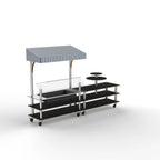 Thumbnail image #1 for Steelite International Mogogo, Modular MGCMLE04MSWW Mixed-Material Display Station