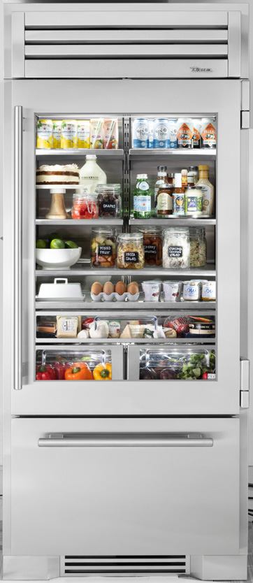 Product image #5 for 36-Inch One-Section Reach-In Refrigerator/Freezer Column with Built-In Ice Maker, Low-E Glass Door, and Stainless Drawer
