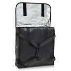 Thumbnail image #2 for New Star Foodservice Inc. 51100 Insulated Pizza Delivery Bag, Black, 18"W x 18"D x 5"H Case of 5