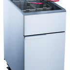 Thumbnail image #2 for Dukers Appliance Co., USA Ltd. DCF4-LPG Floor Fryer, LP Gas, 50 lb Capacity, Millivolt Controls, Stainless Steel Exterior