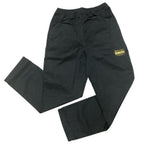 Thumbnail image #1 for Thunder Group CP201BKXL Relaxed-Fit Unisex Chef Pants, Black, X-Large, 65/35 Poly/Cotton Case of 12