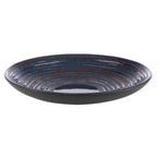 Thumbnail image #1 for Libbey APS Germany - Loops APS 85057 Deep Coupe Melamine Plate, Round, Grey/Blue, 10" Diameter, 27 oz.