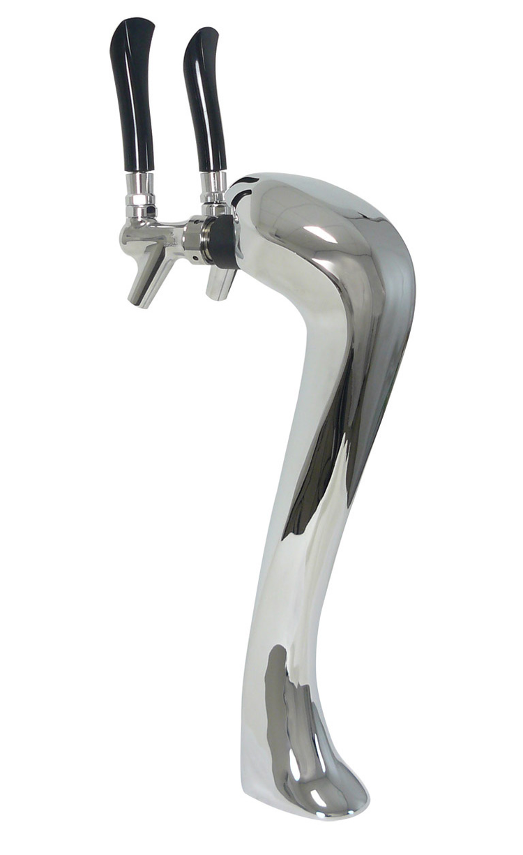 Product image #5 for Perlick 4045-2B Countertop Glycol-Cooled 2-Faucet Draft Beer Tower