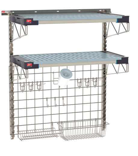 Product image #4 for Metro SmartWall Life Two-Shelf Wall-Mounted Starter Kit for Sinks