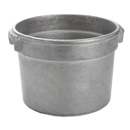 Thumbnail image #1 for TableCraft Products CW1310N Cast Aluminum Bain Marie Soup Bowl, 11 qt, 11-1/4 in Dia x 8-1/2 in H, Natural Finish