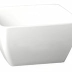 Thumbnail image #1 for Libbey APS Germany - Pure APS 83409 Square Melamine Bowl, White, 50-3/4 oz., 7-1/2"