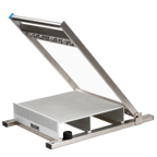 Thumbnail image #1 for JB Prince B701 Confectionery Cutter, 15" x 15", 5mm Spacing, Stainless Steel, Interchangeable Cutting Frames