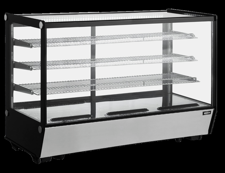 Product image #5 for Countertop Square Glass Refrigerated Display Case, 48-Inch, 7.94 Cu. Ft., Straight Front Glass