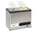 Thumbnail image #4 for Nemco Countertop Cold Condiment Chiller with 2 1/6 Size Stainless Steel Pans and Clear Hinged Lids