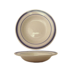 Thumbnail image #1 for International Tableware Catania CT-3 Ceramic Soup Bowl, 10 oz, 8-7/8-inch Round, Deep Rolled Rim Case of 2 Dozen