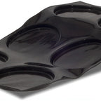 Thumbnail image #2 for JB Prince Demarle M372 K Silicone Baking Mold, 6 Large Round Compartments, 5-11/16" Diameter, Black