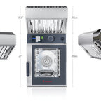 Thumbnail image #2 for Eloma Compact Pro ST ST611CTRFSLC 6-Pan Electric Combi Oven/Steamer, Boiler-Free Steam, Top Control, Right Hinge