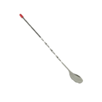 Thumbnail image #1 for Thunder Group SLKBS011 11-inch Stainless Steel Bar Spoon with Red Knob and Twisted Shank Case of 240
