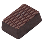 Thumbnail image #1 for JB Prince K211 36-Bar Chocolate Mold, Rigid Polycarbonate, Opaque, 1-3/16" x 13/16" x 1/16"