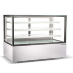 Thumbnail image #1 for USR Brands Marchia MBT72-ST Bakery Display Case, 72"W, Straight Glass, Stainless Steel Exterior, Self-Contained Refrigeration