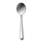 Thumbnail image #1 for 1880 Hospitality Verdi by Oneida® V031SRBF Bouillon Soup Spoon, 6-1/2", Silver-Plated, Round Bowl, Arched Handle Tip Pack of 1 Dozen
