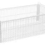 Thumbnail image #1 for Quantum PS-WB22148 Rectangular Chrome-Plated Wire Serving Basket, 14"W x 22"D x 8"H