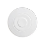Thumbnail image #1 for Global Tableware Collective G. Benedikt GBEXL17121 Round White Porcelain Saucer, 4.75" Diameter
