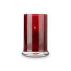 Thumbnail image #2 for Sterno 80559 Red Glass Cylinder Candle Lamp, 4-1/2"H x 3" Dia.