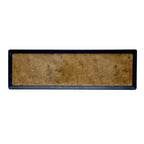 Thumbnail image #1 for G.E.T. Kobe - EGS B180208-GLDB . . Rectangular Melamine Serving Tray, Black with Gold Decal, 20-3/4" x 6-3/8" x 1/2" Case of 3