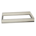 Thumbnail image #1 for Cadco PS-TBS Stainless Steel Steam Pan Holder, 20-3/4" x 14-1/4", Holds 1 Full, 2 Half, or 3 Third-Size 2-1/2" Deep Pans