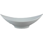 Thumbnail image #1 for Vertex China Ventana AV-M28 China Serving Bowl, 40 oz, 15 in, Boat-Shaped, Rolled Edge 1 Dozen