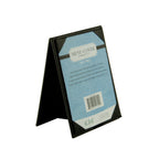 Thumbnail image #2 for CAC China MCT2-75BK 2-Panel Menu Tent Cover, 5" x 7" Insert, Faux Leather Black Case of 50