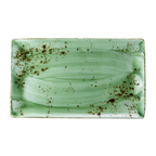 Thumbnail image #1 for Vertex China London Terra LTJ-R12 Rectangular China Platter, 10-1/2" x 6", Hand Painted Case of 2 Dozen