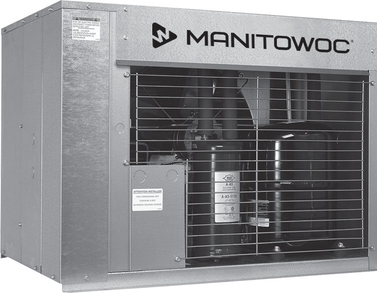 Product image #2 for QuietQube Remote Air-Cooled Ice Machine Condensing Unit, 2-1/2 HP, for IF-1800C Series