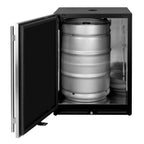 Thumbnail image #2 for Beverage Factory Kegco V24UBSL-2 Commercial Kegerator, 2-Keg Capacity, Dual-Faucet Tower, Black, 23-1/2"W x 23-1/4"D x 34"H