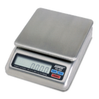 Thumbnail image #1 for Penn Scale Doran PC-400 Portion Control Food Scale, 2 lb/1000 g Capacity, LCD Display, Stainless Steel Case & Removable Platter