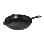 Thumbnail image #1 for Zwilling J.A. Henckels Staub® 1004370 10 in Enameled Cast Iron Fry Pan, Black Matte, Induction-Ready, Helper Handle