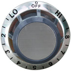 Thumbnail image #1 for AllPoints Foodservice Parts & Supplies 221074 Oven Control Dial, Low-2 to High-8, Flat-Up Off Position