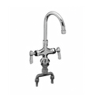 Thumbnail image #1 for Component Hardware Top-Line TLL50-9100-SE1Z Double Pantry Faucet, Deck-Mount, Ceramic Valves, Lever Handles, Swivel Stainless Steel Gooseneck Spout