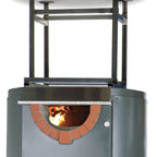 Thumbnail image #5 for Rosito Bisani Morello Forni FW150 Wood-Fired Round Pizza Oven, 59-Inch Cooking Diameter, Floor Model with Stand