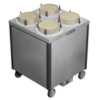 Thumbnail image #1 for Caddy CM-S-404-H Heated Enclosed Dish Dispenser, 4 Self-Leveling Adjustable Compartments, for 9-5/8"–10-1/8" Round Plates